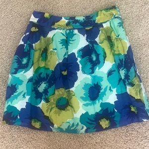 LOFT Floral Skirt